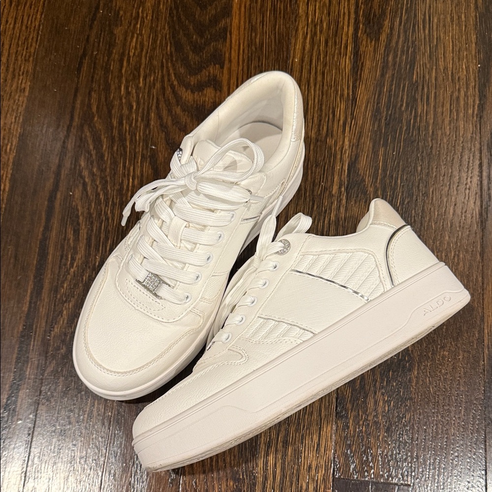 Aldo White Casual Sneakers